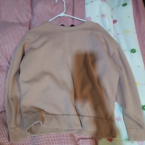 Dusty Pink Back Strap Sweater